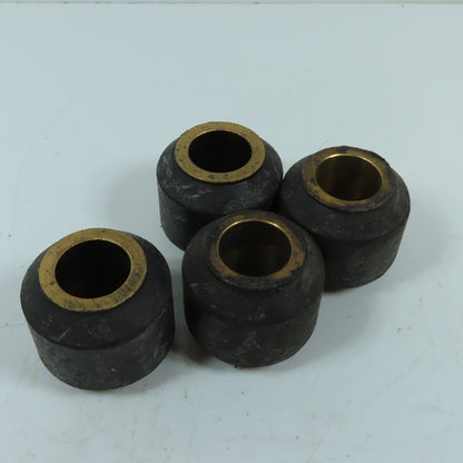 Rubber Bonded Bronze Equalizer Bushing 7/8" ID x 1-3/4" OD x 1-5/8"L Lot Of 4