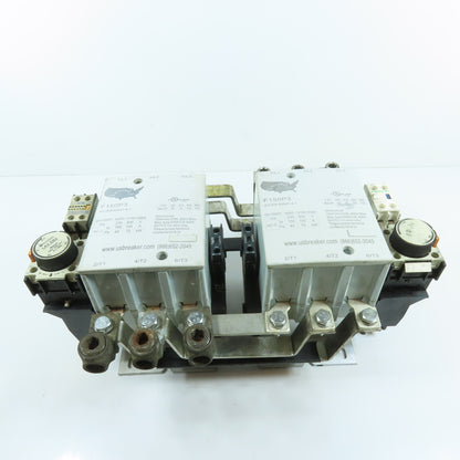 US Breaker Inc. F150P3 150A 3-Pole Reversing Contactor Assembly 600VAC