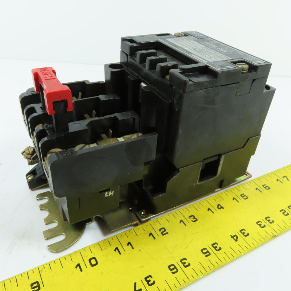 Square D 8536SCO3 NEMA Size 1 3-Pole Magnetic Motor Starter 600V