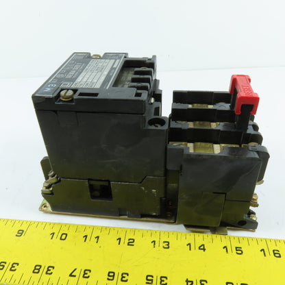 Square D 8536SCO3 NEMA Size 1 3-Pole Magnetic Motor Starter 600V