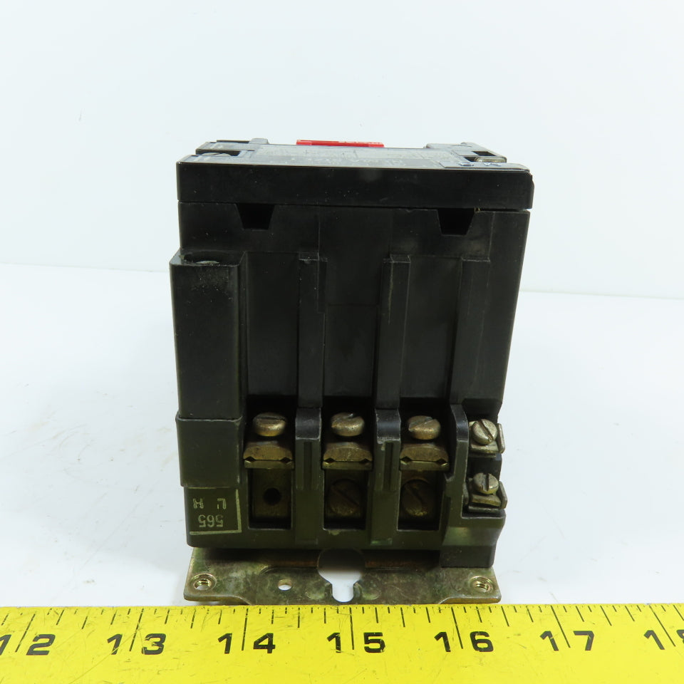 Square D 8536SCO3 NEMA Size 1 3-Pole Magnetic Motor Starter 600V