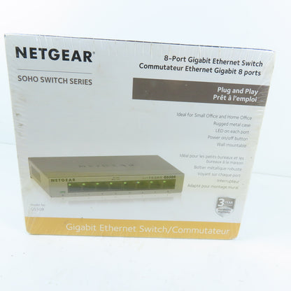 NETGEAR GS308-100PAS GS308 8-Port Gigabit Ethernet Switch