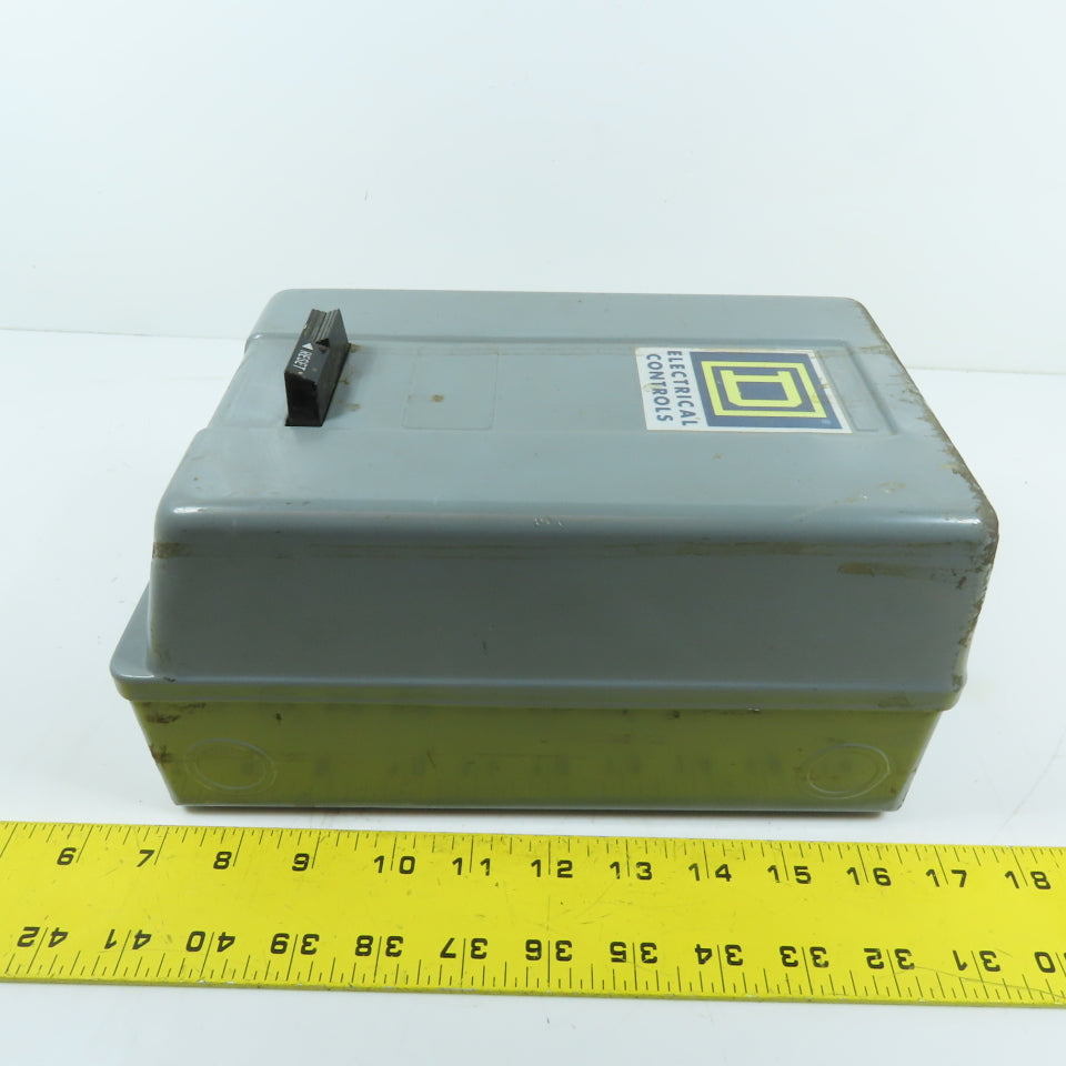 Square D 8536SAG12AS NEMA Size 00 3-Pole Magnetic Motor Starter 120V Coil