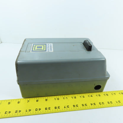 Square D 8536SAG12AS NEMA Size 00 3-Pole Magnetic Motor Starter 120V Coil