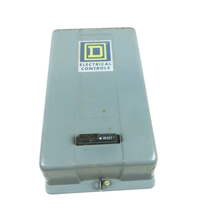 Square D 8536SAG12AS NEMA Size 00 3-Pole Magnetic Motor Starter 120V Coil