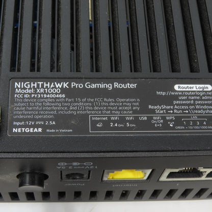 NETGEAR XR1000 Nighthawk WiFi 6 Dual-Band Pro Gaming Router AX5400