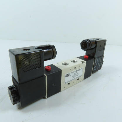 NITRA AVS-5221-24D Double Solenoid 5-Port 2-Position Pneumatic Valve 24VDC