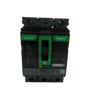 Square D HDL36090 90A 3-Pole Molded Case Circuit Breaker 600VAC
