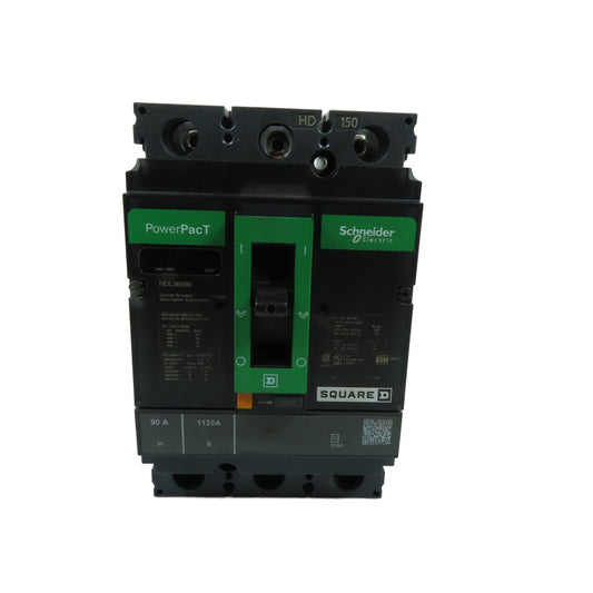 Square D HDL36090 90A 3-Pole Molded Case Circuit Breaker 600VAC