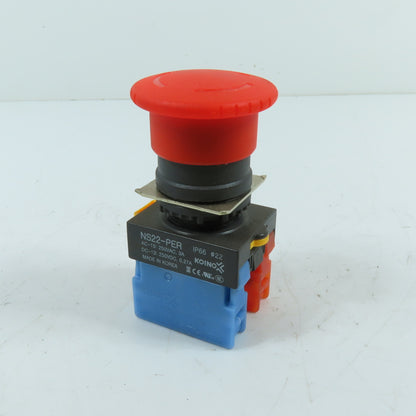 Koino NS22-PER 22mm Twist-Release E-Stop Pushbutton Switch 250VAC