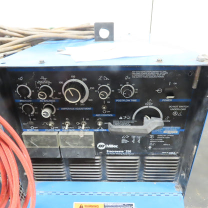 Miller 903056 Syncrowave 250 1Ph AC/DC TIG Stick Welder W/Bernard Coolant System
