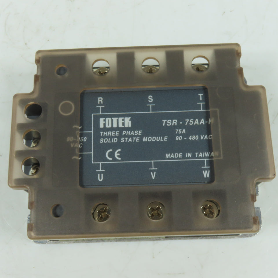 FOTEK TSR-75AA-H 75A 3-Phase Solid State Relay Module 90-480VAC