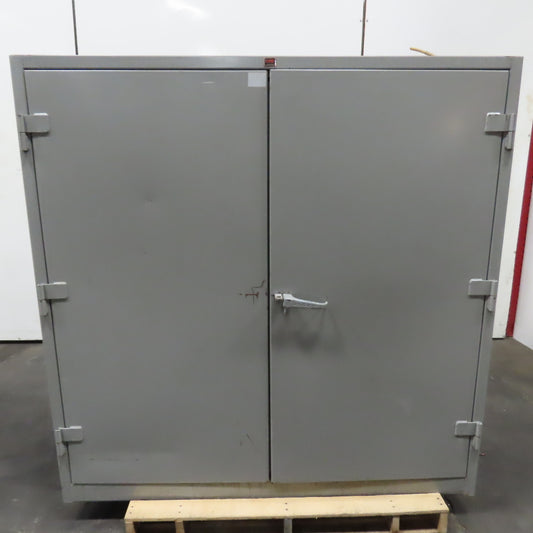 Lyon 2-Door Tool Parts Storage Cabinet 60" x 33" x 60" H W/ 3-Drawers