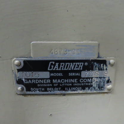 Gardner 1015 14" x 6" Manual Feed Surface Grinder 230/460V 3Ph