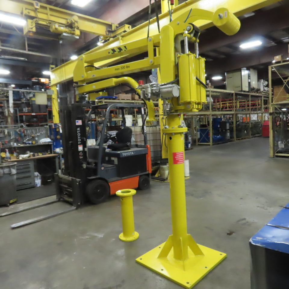Dalmec PEC 220LB Cap. Pneumatic Articulating Arm Manipulator 0.5MPa 135"Swing