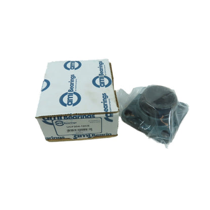 AMI Bearings UCF204-12CE 3/4" Bore 4-Bolt Flange Mount Ball Bearing Unit