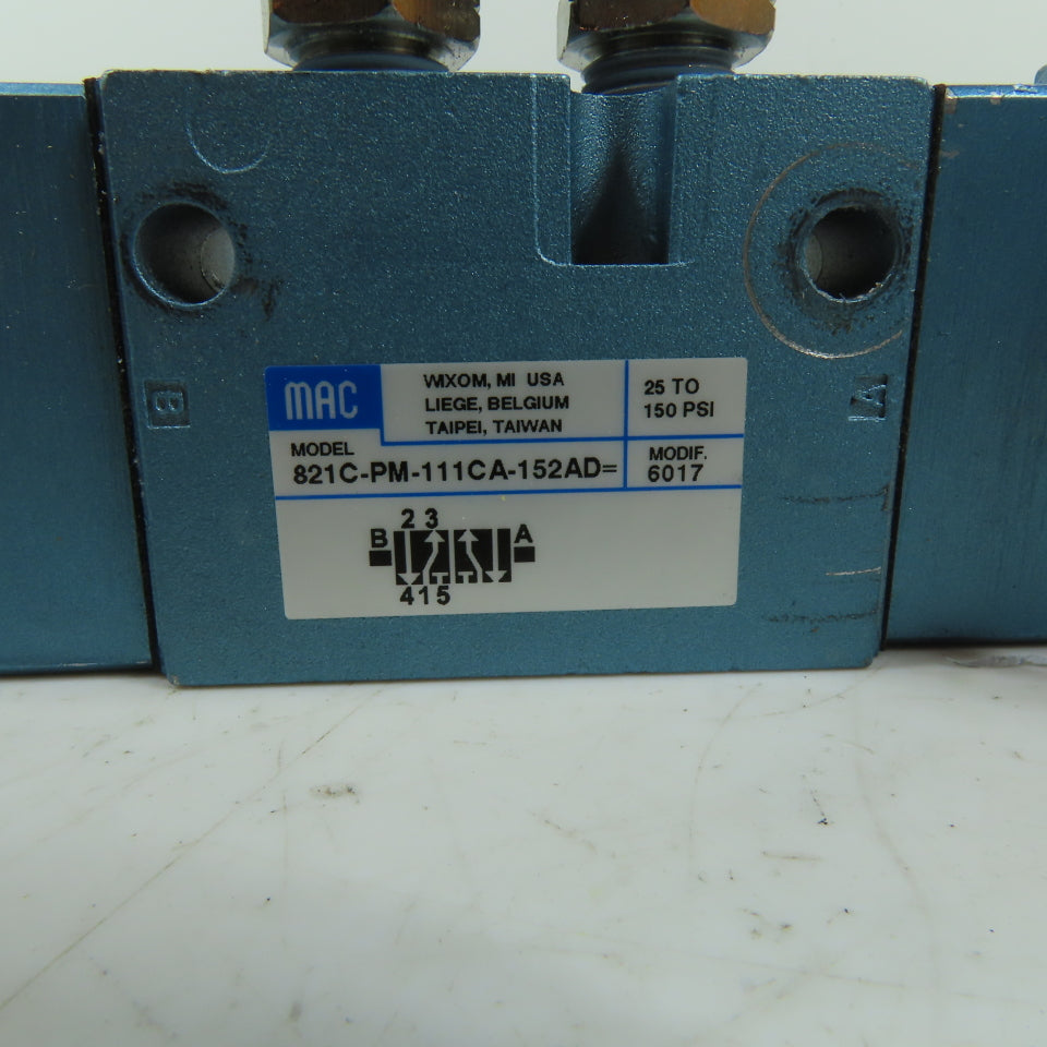 MAC PME-111CAAD 821C-PM-111CA-152AD Double Solenoid Pneumatic Valve 120V