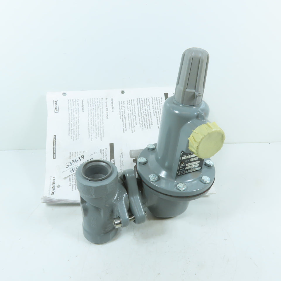 Fisher 627 1" Flanged Pressure Reducing Gas Regulator 70-150 PSIG