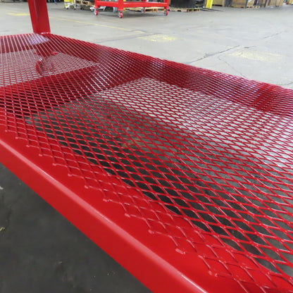 96" x 48" New Rolling Welding Table Work Bench 1" Steel Top W/ Shelf 34" Tall
