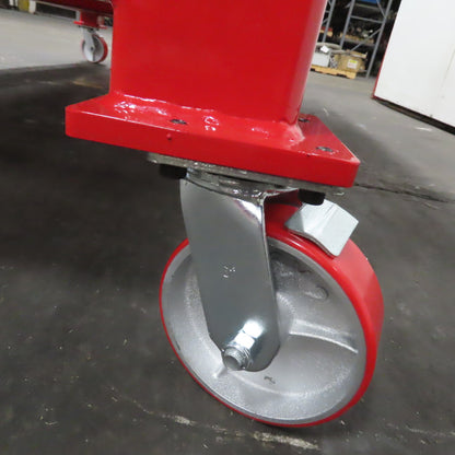 96" x 48" New Rolling Welding Table Work Bench 1" Steel Top W/ Shelf 34" Tall