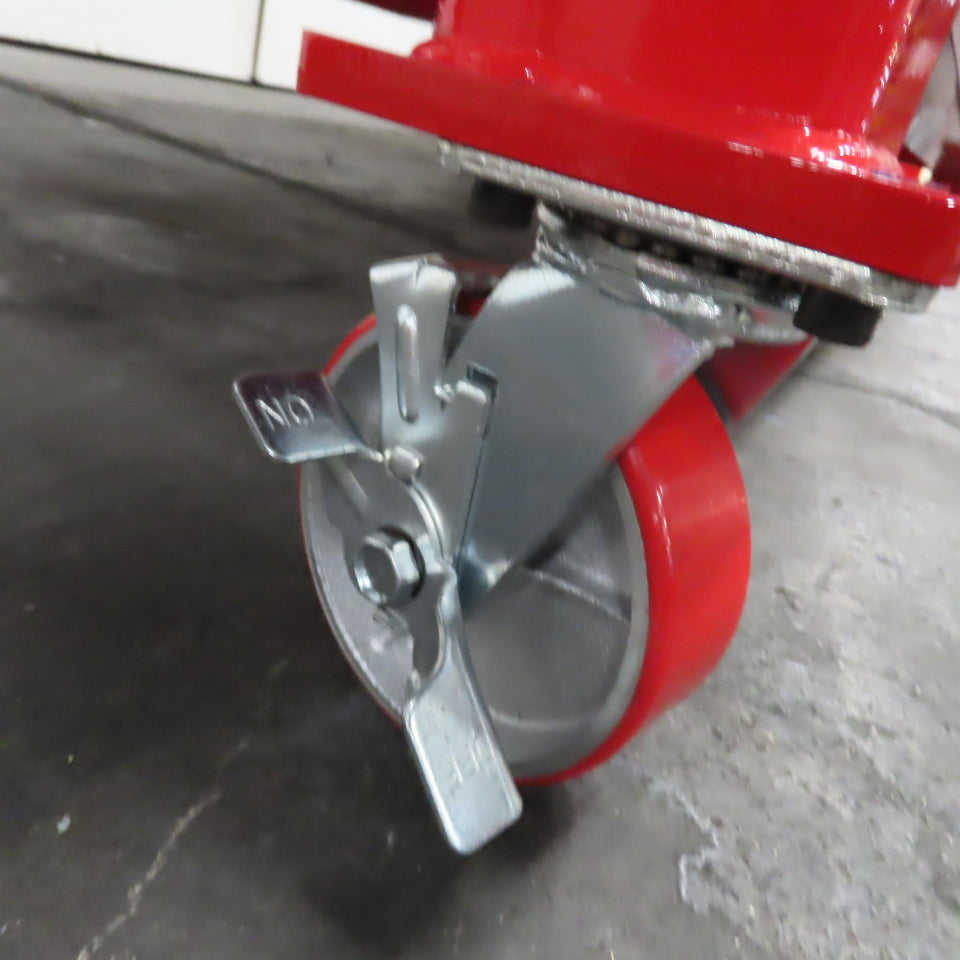 96" x 48" New Rolling Welding Table Work Bench 1" Steel Top W/ Shelf 34" Tall