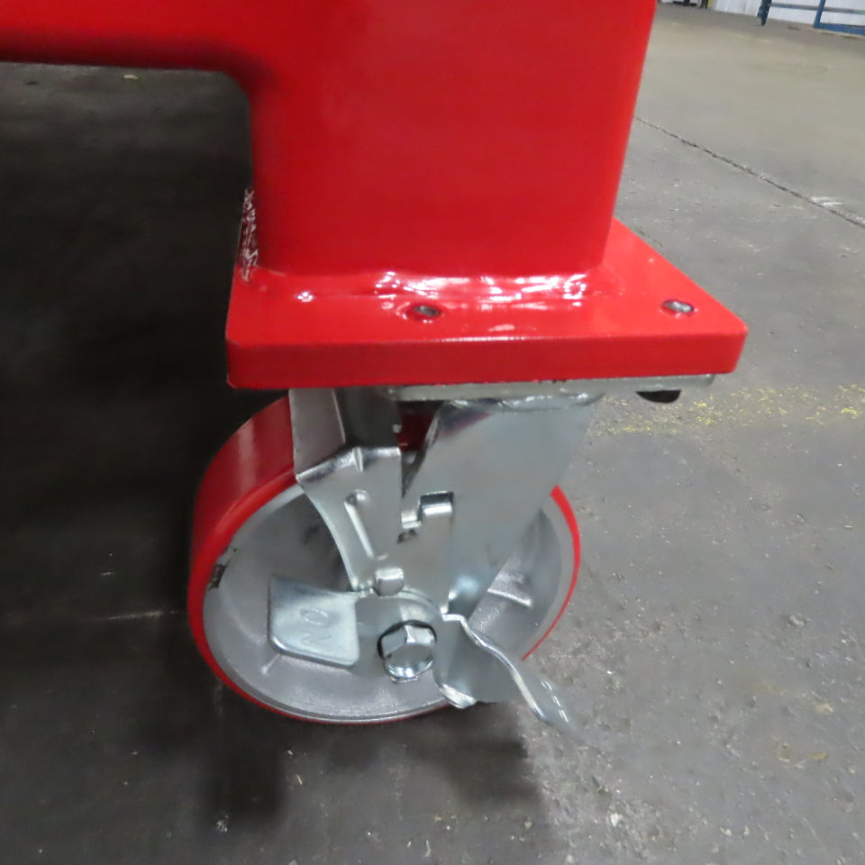 96" x 48" New Rolling Welding Table Work Bench 1" Steel Top W/ Shelf 34" Tall