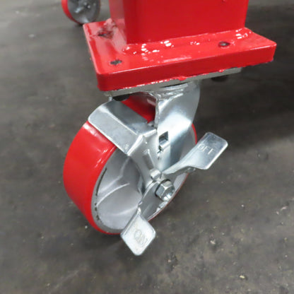 96" x 48" New Rolling Welding Table Work Bench 1" Steel Top W/ Shelf 34" Tall