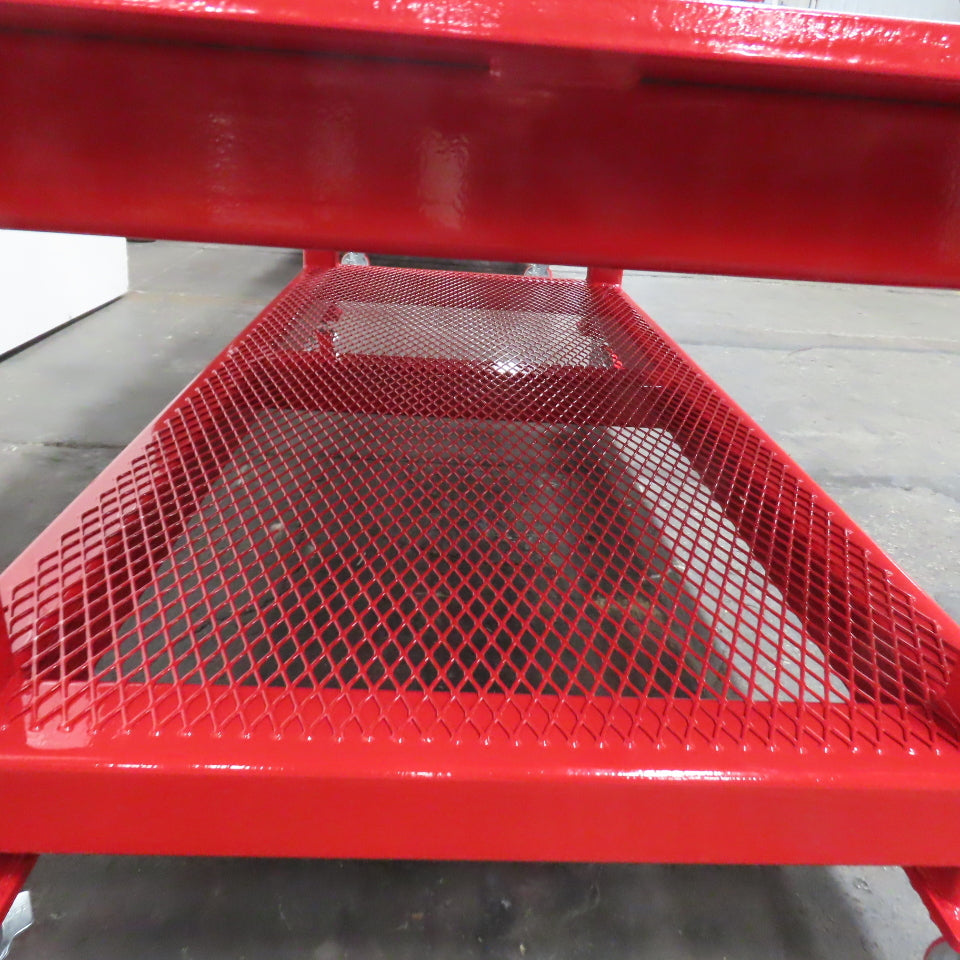 96" x 48" New Rolling Welding Table Work Bench 1" Steel Top W/ Shelf 34" Tall