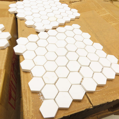 C.L Smith 74272 Hextile 6" x 6" x 1/4" Hex Mat Ceramic Wear Liner Tile 30 Cases
