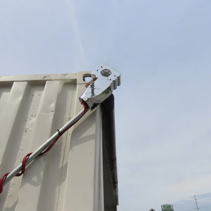 40' Open Side Shipping Storage Container W/ 12V Roll Up Curtain Door 38' Opening