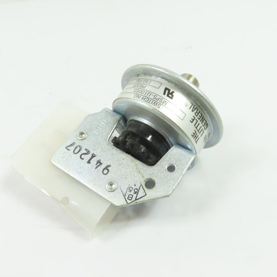 Barksdale MSPS-JJ100SS Adjustable Pressure Switch 10-100PSI SPDT 15A 125/250VAC