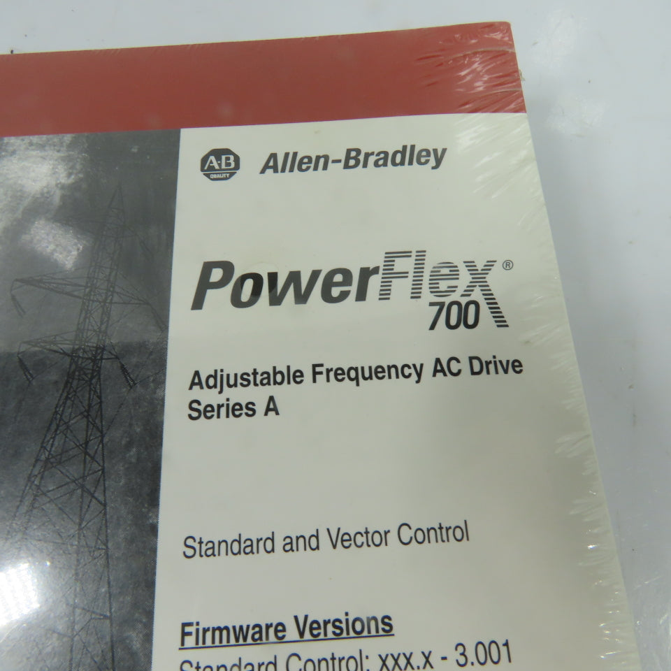 Allen-Bradley PowerFlex 700 AC Drive User Manual & Quick Start Guide Set