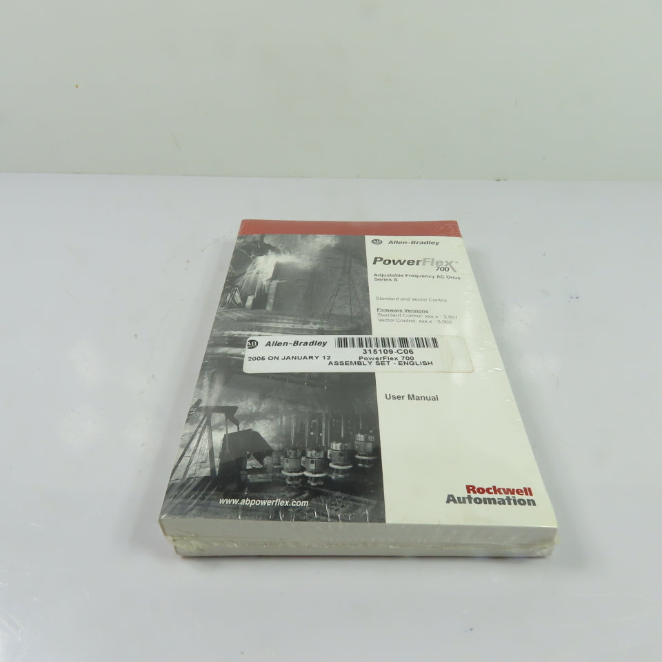 Allen-Bradley PowerFlex 700 AC Drive User Manual & Quick Start Guide Set