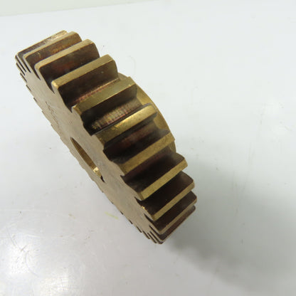 CVI-4676 30-Tooth Bronze Sprocket Gear 3/4" Bore 3-3/16" OD 5/8" Wide 3/16" Key