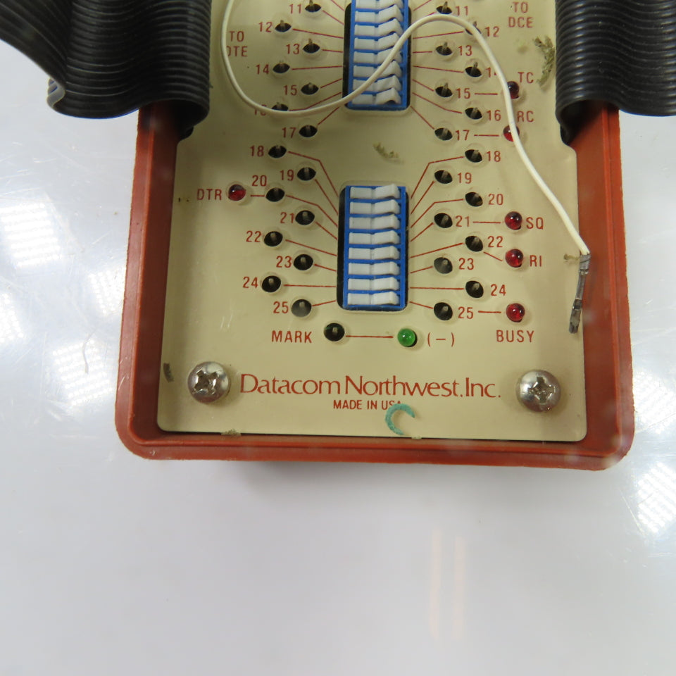 Datacom Northwest, Inc. Databox RS-232 EIA/CCITT Breakout Box Interface Tester