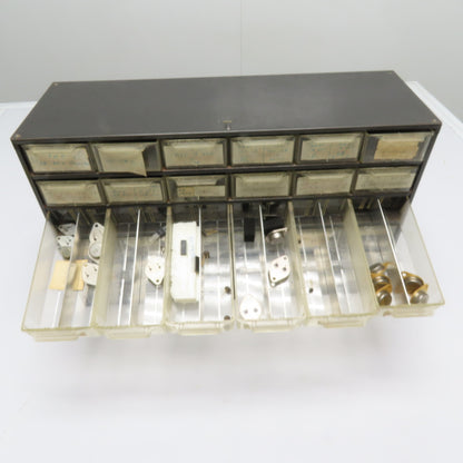 Parts Cabinet w/ Assorted Transistors TIP31 TIP32 2N3904 TO-3 TO-220