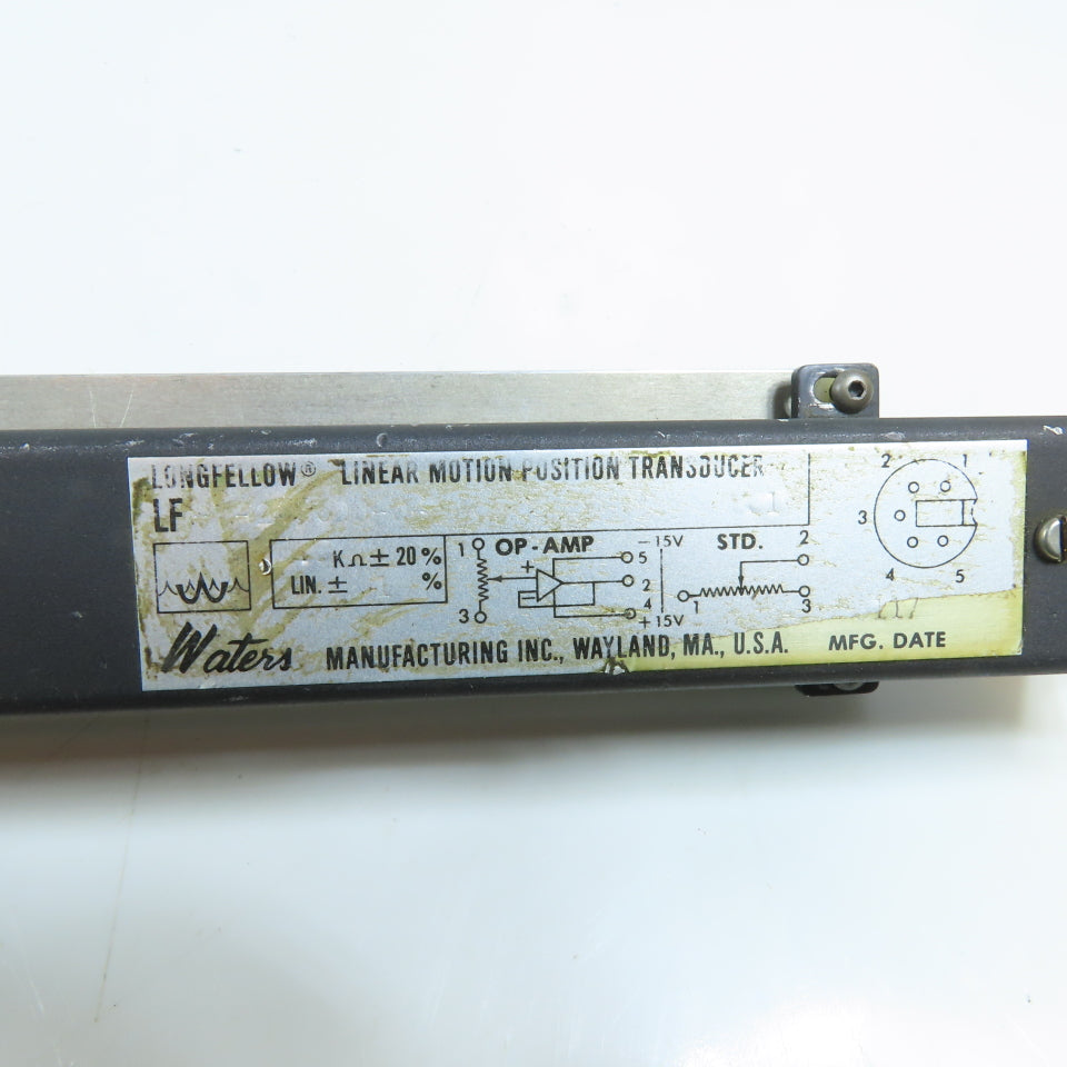 Waters LF-24/600-0 Longfellow 24" Linear Motion Position Transducer