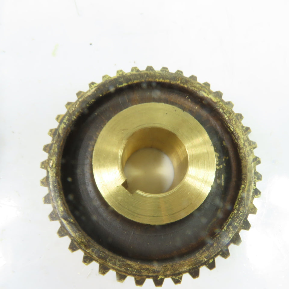 522805 811504 40 Tooth 14P Double Helical Brass Gear 20:1 Ratio
