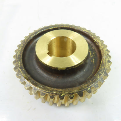 522805 811504 40 Tooth 14P Double Helical Brass Gear 20:1 Ratio