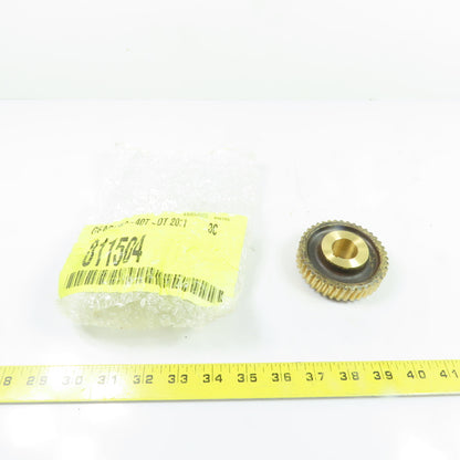 522805 811504 40 Tooth 14P Double Helical Brass Gear 20:1 Ratio