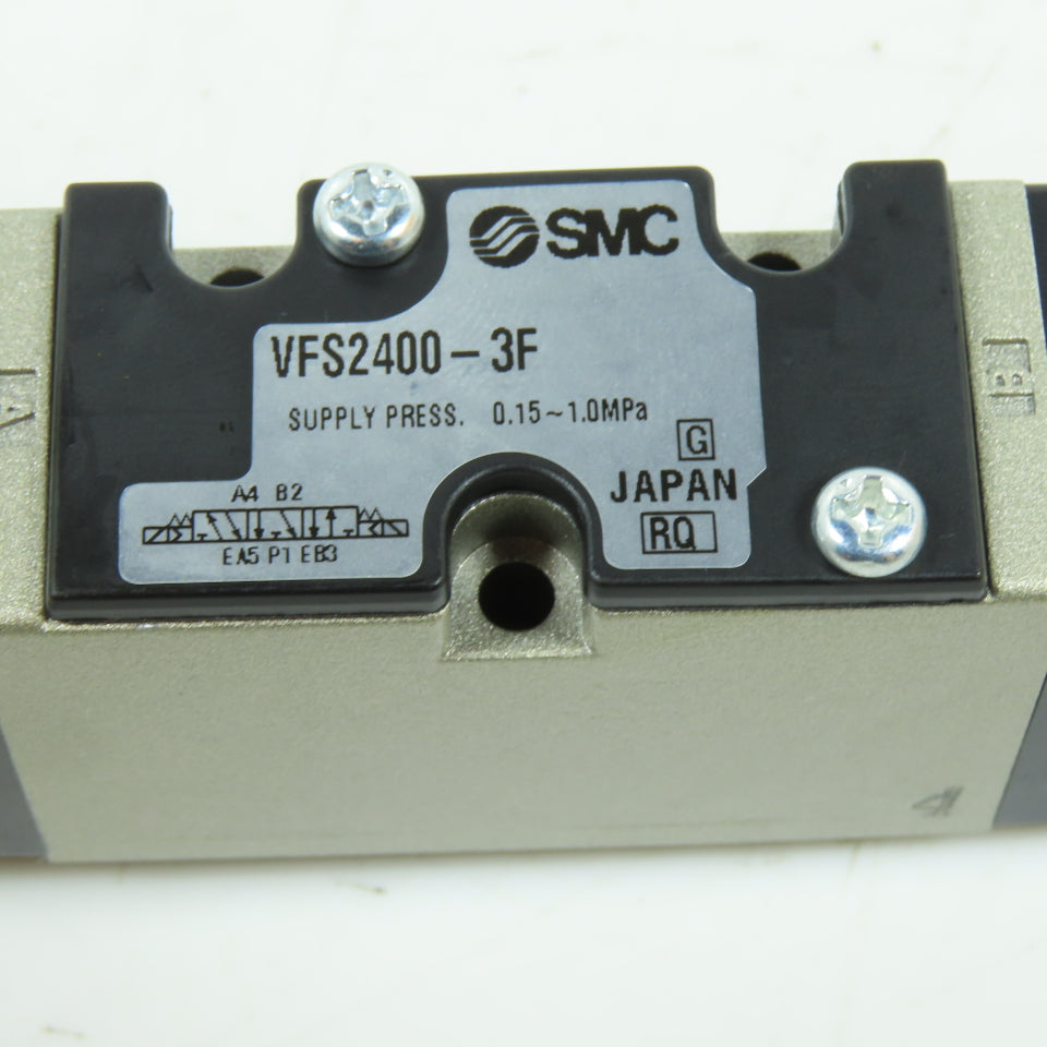 SMC VFS2400-3F 3-Position Double Solenoid Directional Control Valve 110-120VAC