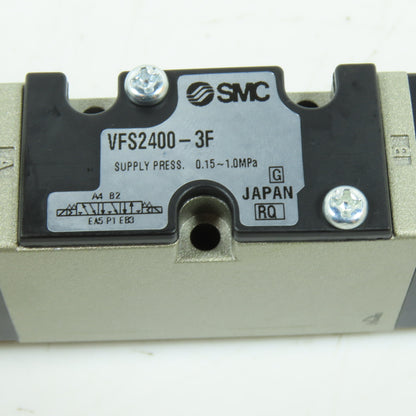 SMC VFS2400-3F 3-Position Double Solenoid Directional Control Valve 110-120VAC
