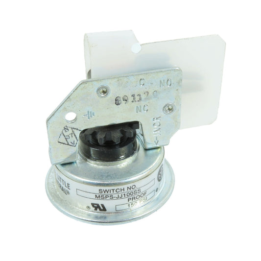 Barksdale MSPS-JJ100SS 10-100PSI Adjustable Pressure Switch SPDT 15A 125/250VAC
