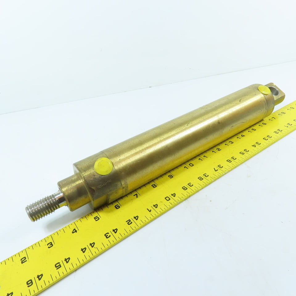 1CYLND-750 2" Bore 7-1/2" Stroke Double Acting Brass Air Cylinder