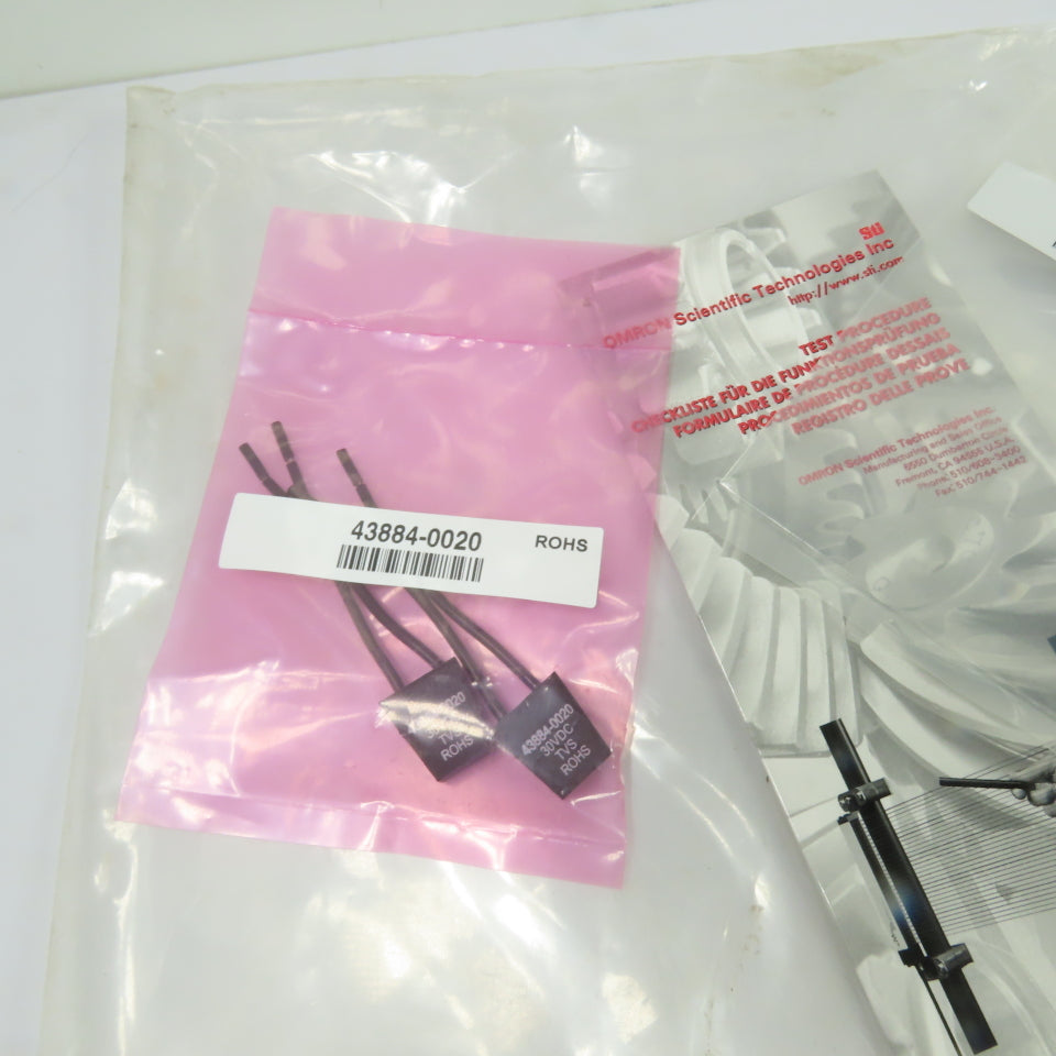 Omron STI 99803-0020 Safety Light Curtain Doc Kit