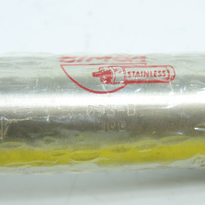 Bimba 093-D 1-1/16" Bore x 3" Stroke Stainless Double Acting Air Cylinder