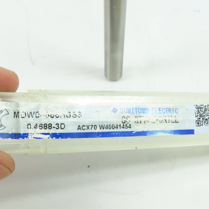 Sumitomo MDW04688GS3 15/32" Solid Carbide 2-Flute Coolant Thru Twist Drill