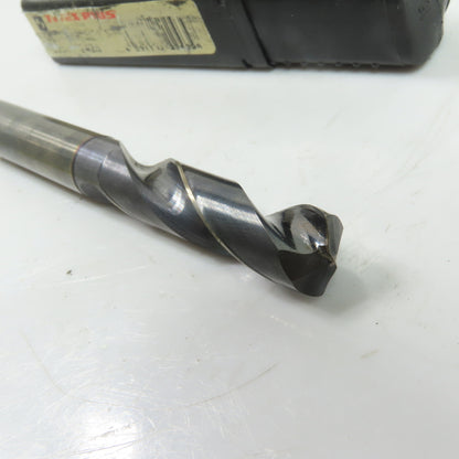 Titex A3265TFL-15/32IN 15/32" Solid Carbide 2-Flute Twist Drill Bit 102mm OAL
