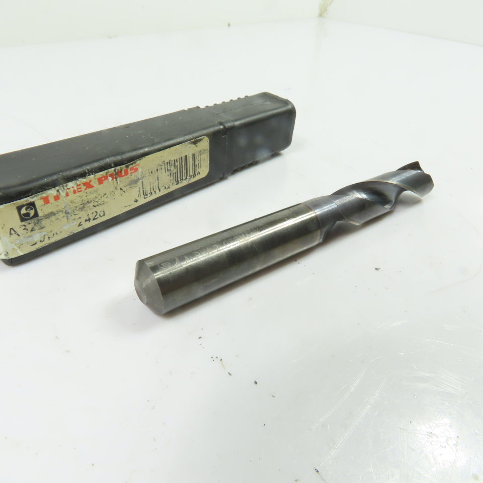 Titex A3265TFL-15/32IN 15/32" Solid Carbide 2-Flute Twist Drill Bit 102mm OAL
