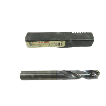 Titex A3265TFL-15/32IN 15/32" Solid Carbide 2-Flute Twist Drill Bit 102mm OAL
